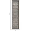 Slickblue Rustic Wooden Wall Sign – Mother Teresa Do It Anyway Quote – Motivational Home Decor 9x36, Color Options - 3 of 3