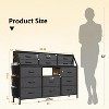 Jojoka,Dresser for Bedroom with 14 Drawers, 55" W Dresser with Side Pocket, Fabric Dressers & Chests of Drawers with Shelves, Sturdy Frame, Wood Top - 2 of 4