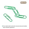 Unique Bargains Small Size Metal Prevent Tearing Pages Home Office Paper Clip 600 Pcs - 3 of 4