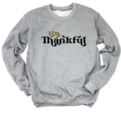 Simply Sage Market Women's Graphic Sweatshirt Thankful Leaf