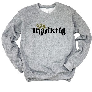 Simply Sage Market Women's Graphic Sweatshirt Thankful Leaf - 1 of 4