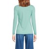 Lands' End Women's Lightweight Jersey Skimming Long Sleeve Turtleneck - 2 of 4