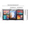 PosterPalooza | Stainless Steel Silver Wood Finish Collage Frame - Black Mat, 20 Frame Sizes, UV Acrylic - 2 of 4