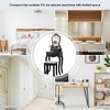 Tangkula Vanity Mirror Makeup Dressing Table Set w/ Stool Drawer Wood Desk - 4 of 4