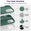 BONGEEK Compatible with iPhone 15 Plus Case, Silicone Shockproof Slim Thin Phone Case for iPhone 15 Plus (6.7 inch), (Pine Green) - 3 of 4