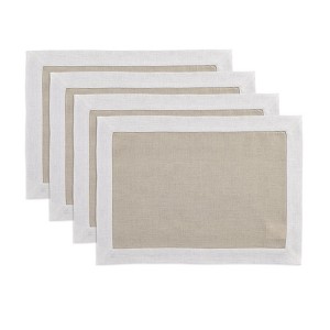 Solino Home Linen Festive Edge Placemats - 1 of 4