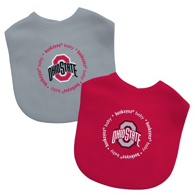 MasterPieces NCAA Ohio State Baby Fanatic Buckeyes 2-Pack Bibs