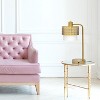 19.5" Ximena Gold Drum Shade Table Lamp - River of Goods: Brushed Metal, Toggle Switch, UL Listed - 4 of 4