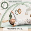 Baby Play Gym & Tummy Time Mat - Soft Cotton Mat with 6 Toys for Boys/Girls - Stylish Activity Playmat for Infant Development & Playroom Decor - 2 of 4