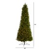 Nearly Natural 9.5-ft Slim Colorado Mountain Spruce Artificial Christmas Tree with 1400 (Multifunction with Remote Control) - 2 of 4