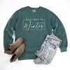Simply Sage Market I Wasn't Made For Winter With Border Garment Dyed Sweatshirt - 2 of 2