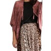 Women's Fallen Fringe Wrap Duster - Oddi - 2 of 2