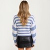 Anna-Kaci Women's Striped Knit Long Sleeve Pullover Sweater with Cropped Hem - 4 of 4