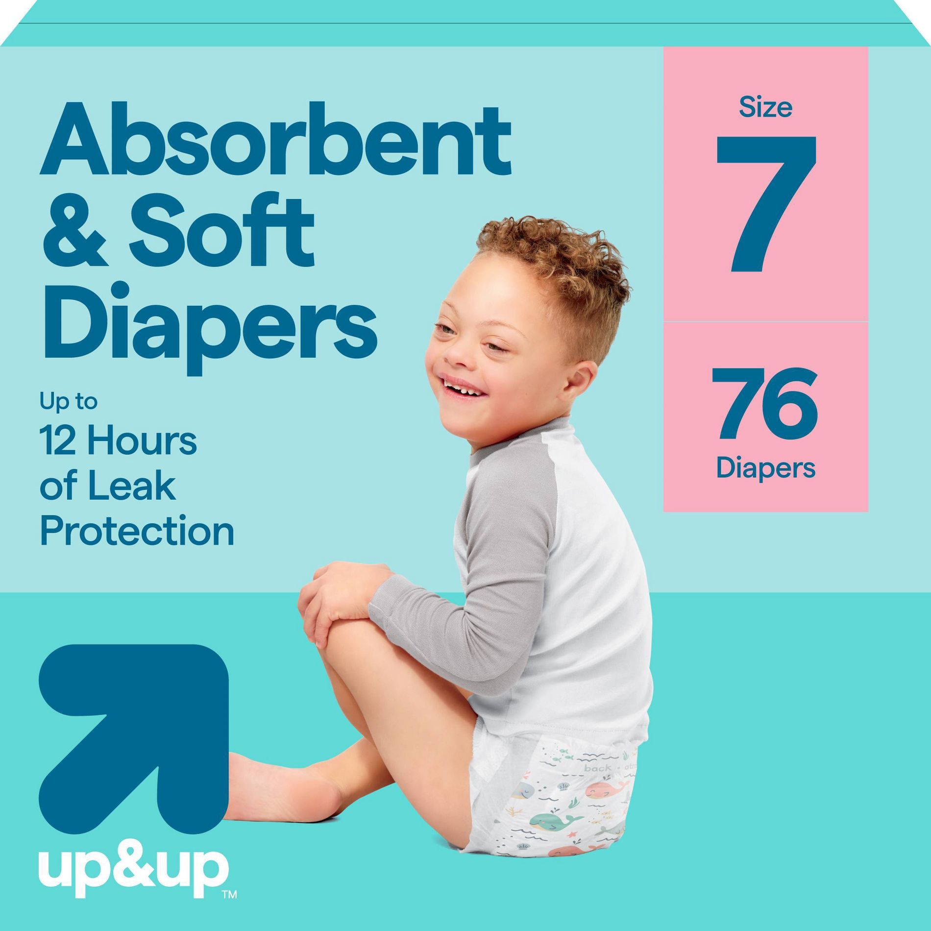 Disposable Diapers - Size 7 - 76ct - up&up™