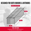 Hit Run Steal Premium Batting Cage Net Only, 1.75 Inch Mesh with Heavy Duty Carabiners, No Frame, Poles, Cables Included, Black - 4 of 4