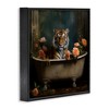 Stupell Industries Tiger in Floral Bathtub, 17" x 17" - 3 of 4