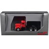 Peterbilt Short Day Cab with Updated Grill Red 1/87 (HO) Plastic Model Car by Promotex - 3 of 4