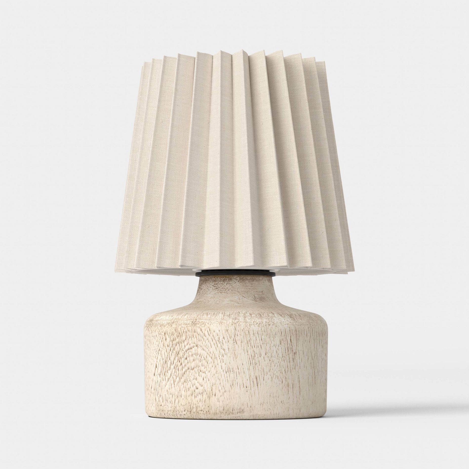 Mini Lamp Faux Wood Light - Room Essentials™
