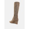Tulsha Microfiber Wedge Women Heel Boots - 3 of 4