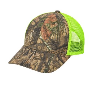 Mafoose Men's Stylish Look Structured Camouflage Open Hole Mesh Back Cap - 1 of 4