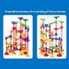 Topteng 150pcs Marble Run Race Track Building Block, Toy for Kids - 3 of 4