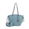 MKF Collection Liv Vegan Leather Women’s Tote Handbag with Matching Wallet by Mia K - 2 of 4