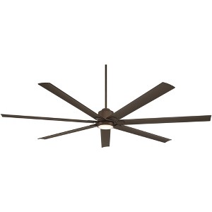 84" Casa Vieja Airbender Emperial Bronze LED Ceiling Fan with Remote - 1 of 4