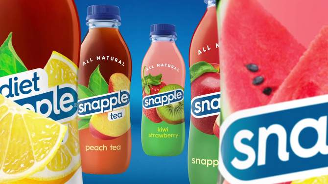 Snapple Zero Sugar Raspberry Tea - 6pk/16 fl oz Bottles, 2 of 11, play video