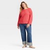 Women's Boat Neck Pullover Sweater - Ava & Viv™ - 3 of 3