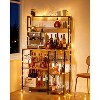 Kitchen Bakers Rack with Power Outlet,  Microwave Oven Stand with Storage 4 Tiers, Coffee Bar Table with 5 S Hooks - 4 of 4