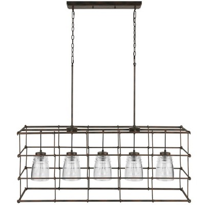 Capital Lighting Turner 5 - Light Island Pendant Light in  Nordic Grey
