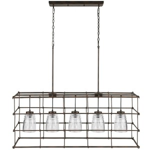 Capital Lighting Turner 5 - Light Island Pendant Light in  Nordic Grey - 1 of 4