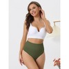 Allegra K Women's High-Waisted Tummy Control Invisible Stretchy Comfortable Thong - 4 of 4