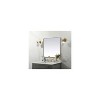 Elegant Lighting Metal Frame Square Mirror 42 inch in Brass - 3 of 4