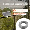 VEVOR T316 Deck Railing Cable, 1/8" Stainless Steel Wire Rope 300 ft with Cutter Kit, 7x7 Strands Construction Marine Aircraft Grade , Gray - 3 of 4