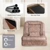 DOMETOUR Upholstered Human Dog Bed for Adult & Pets, with 5 Adjustable Position &Massage Pillow, Bean Bag Floor Sofa with 2 Soft Pillows - 4 of 4