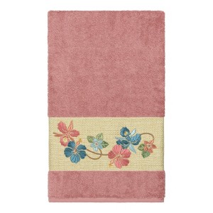 Linum Home Textiles 100% Turkish Cotton CAROLINE Embellished Towel Set - 1 of 1