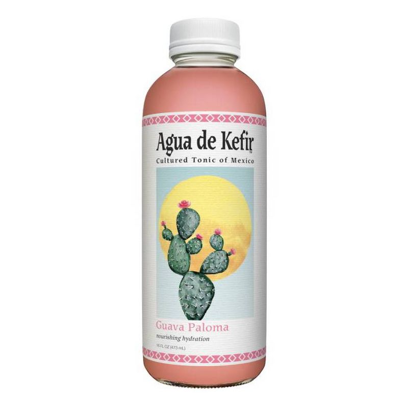 GT&#39;s Guava Paloma Agua de Kefir - 16 fl oz, 1 of 5