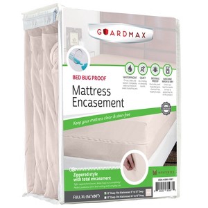 Guardmax Waterproof Mattress Protector Encasement with Zipper - 1 of 4