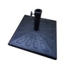 Okak 8.8 FT Outdoor Patio Umbrella with Push Button Tilt and Resin Square Base Market Table Umbrella with Crank Lift for Pool Deck Garden - 4 of 4