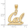 Black Bow Jewelry 14k Yellow Gold California Berkeley Golden Bears NCAA Medium Pendant - 2 of 3