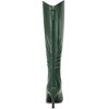 Allegra K Women's Pointed Toe Stiletto Heels Knee High Boots - 3 of 3