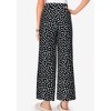 Jessica London Women's Plus Size Everyday Stretch Knit Wide Leg Pant - 3 of 4