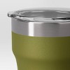 12oz 2pk Stacking Short Tumbler with Lid - Room Essentials™ - 3 of 3
