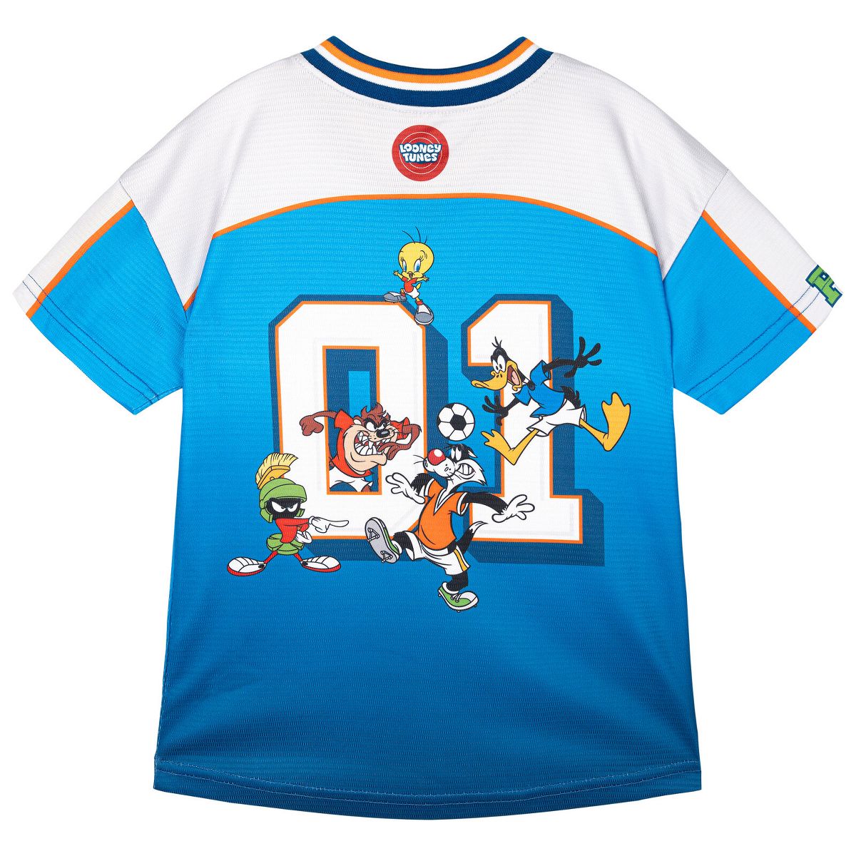 Warner Bros Looney Tunes Mesh Soccer Jersey Athletic T-Shirt Little Kid to Big Kid - thumbnail 3