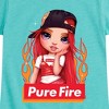 Girls' - Rainbow High - Ruby Pure Fire Fitted Short Sleeve Graphic T-Shirt - 2 of 4