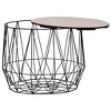 vidaXL Coffee Table 2 pcs Black - 4 of 4