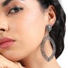 SOHI Women's Intricate Antique Drop Earrings - 4 of 4