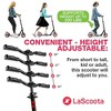 Lascoota Kick Scooter for Adults & Teens. Lightweight Foldable Adult Scooter with Large Sturdy Wheels 220lbs (Teen, Red) - 2 of 4