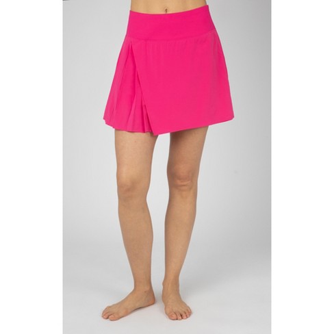 90 Degree By Reflex Womens Lightstreme Renaissance Side Pleat Tennis Skort,  - Beetroot Purple - X Small